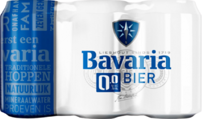 Bavaria 0.0% set van 6 blikjes 0,33 liter